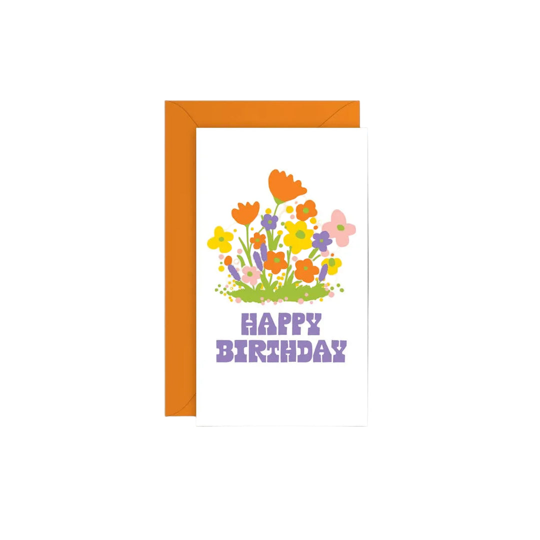 Wildflowers Birthday Enclosure Card