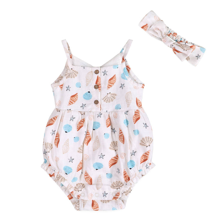 Seashell Romper & Headband Set