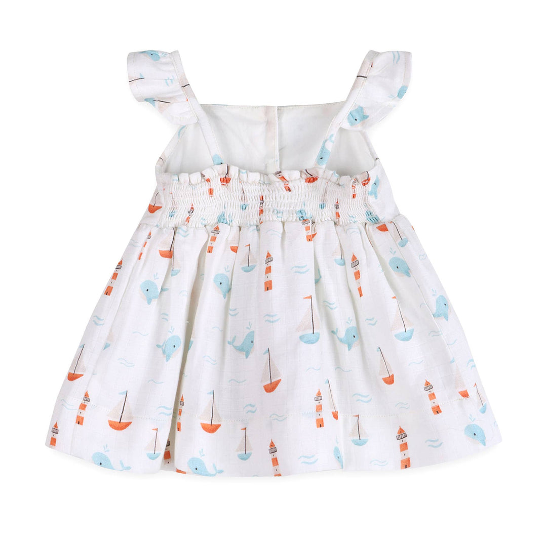 Sailboat Dress + Bloomer Set