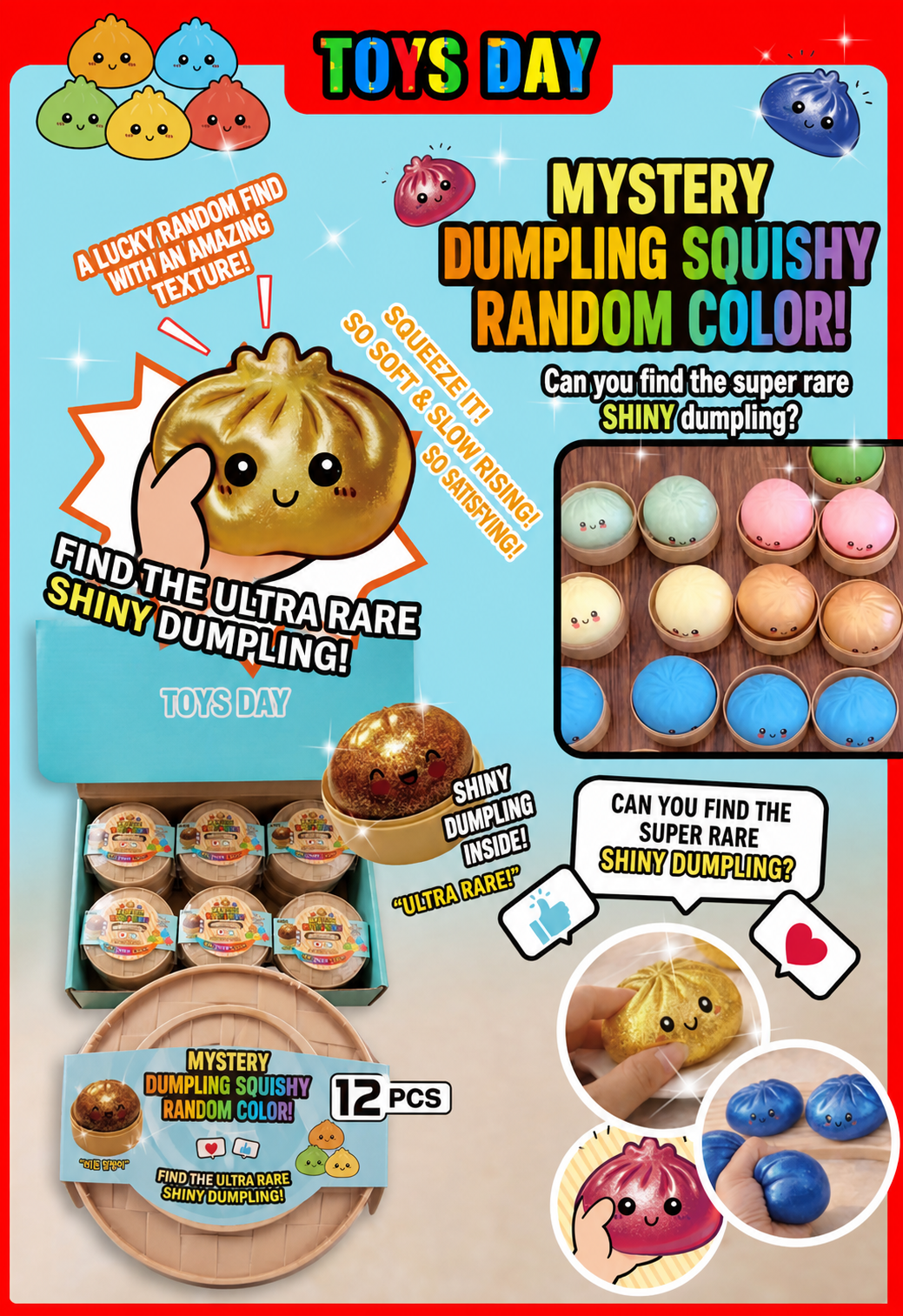 Mystery Dumpling Squishy