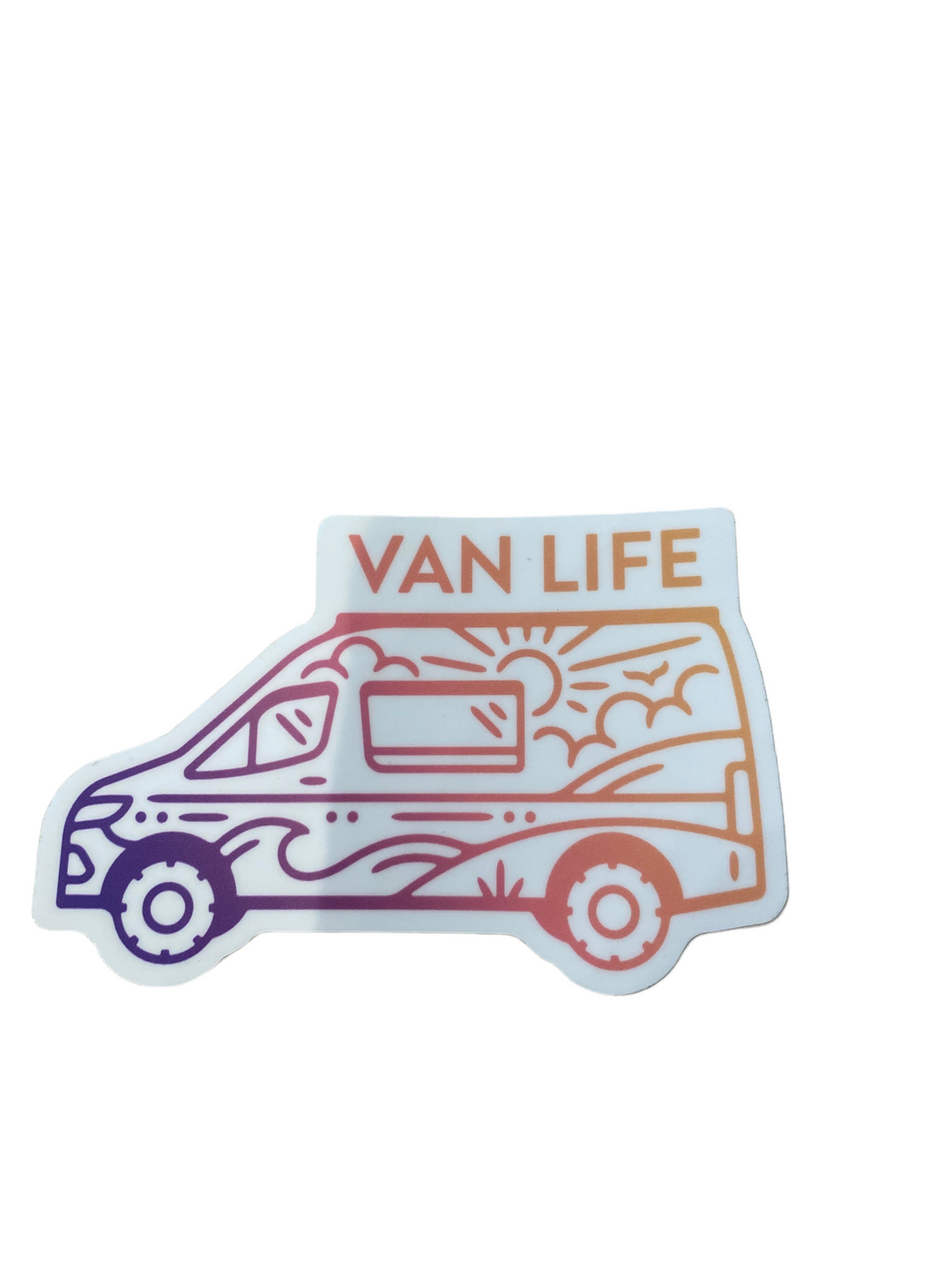 Van Life Beach Sprinter - Vinyl Sticker