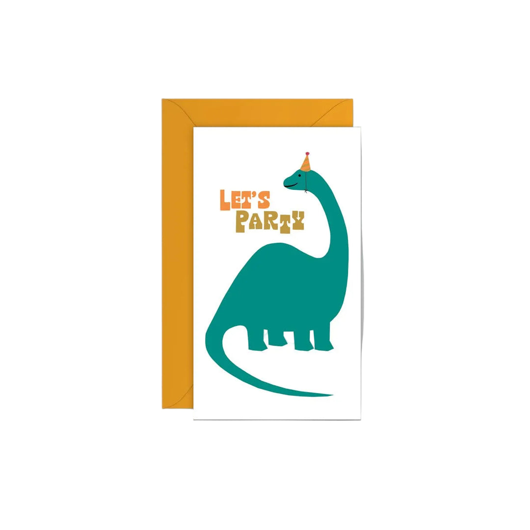 Dinosaur Birthday Party Enclosure Card