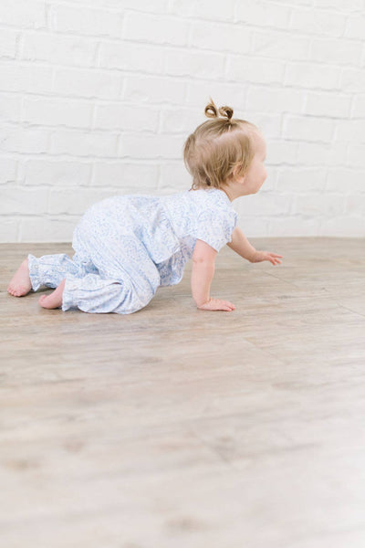 Rosie Romper - Blue Bunnies