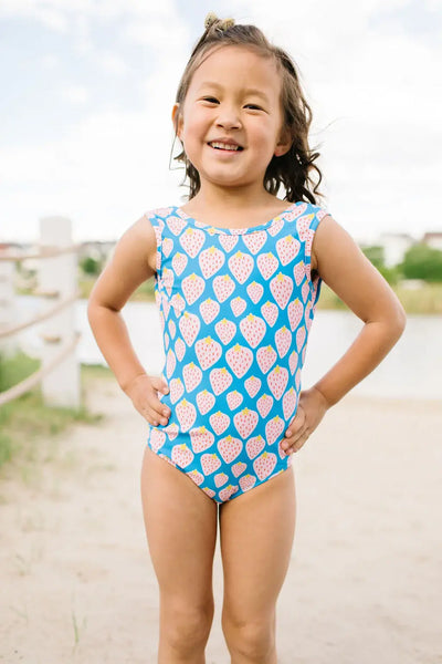 Lucy Swim in Strawberry