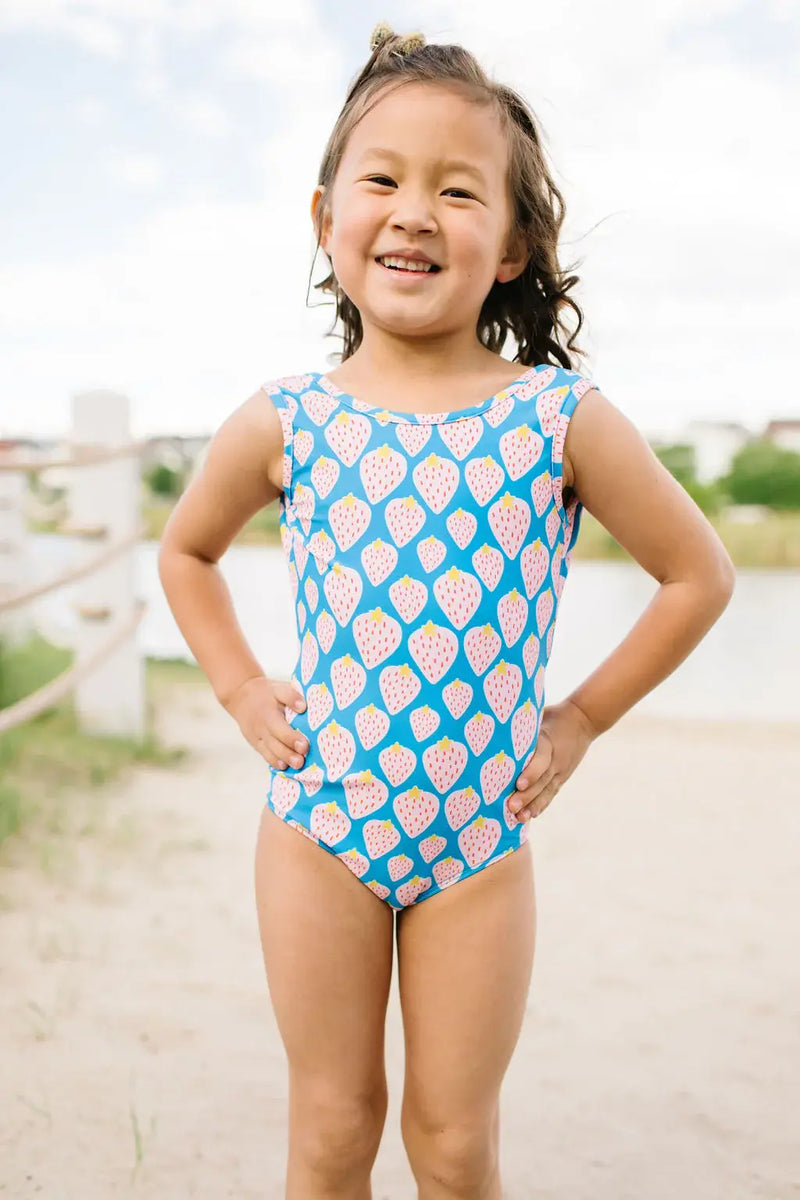 Lucy Swim in Strawberry