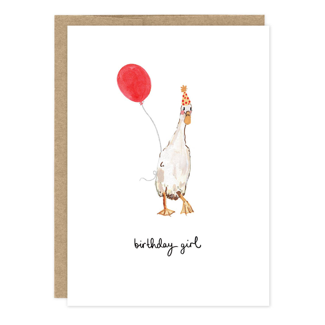 Duck "Birthday Girl" Card