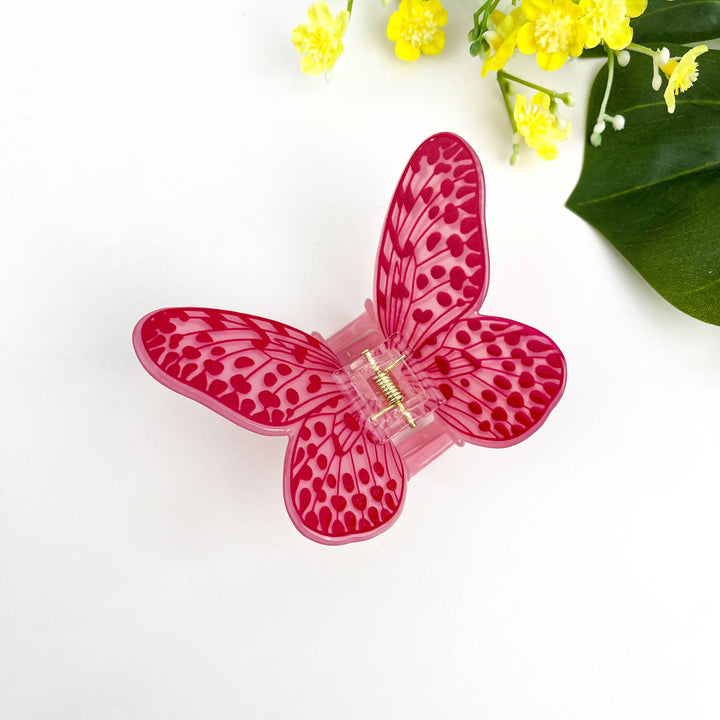 Morpho Butterfly Claw Clip