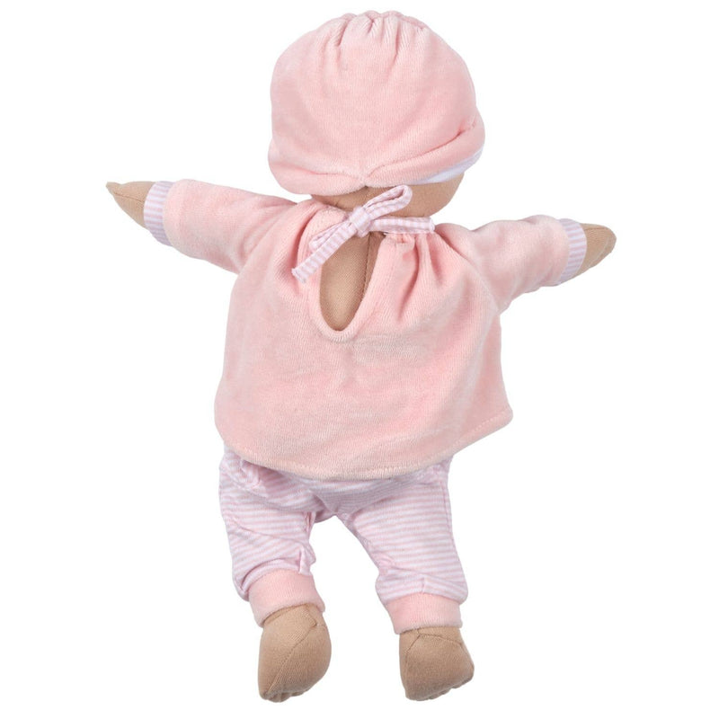 Baby Girl Doll with Pink Onesie