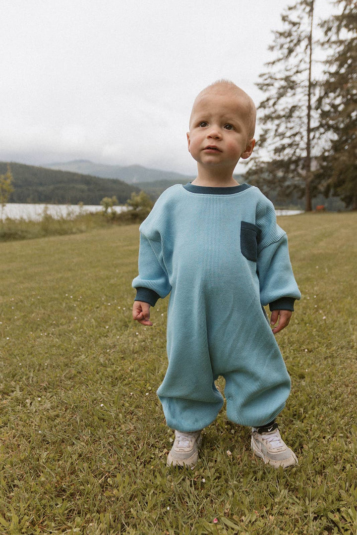 Sammy Romper - Dusk Blue