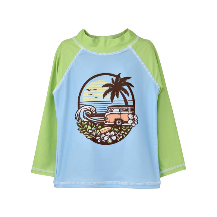 Graphic Rash Guard - Vintage Paradise