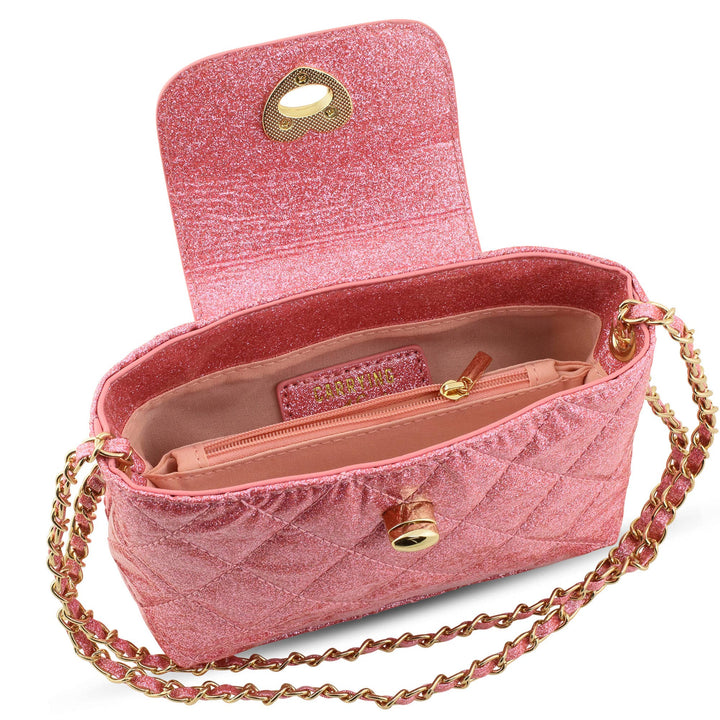 Paige Quilted Glitter Purse