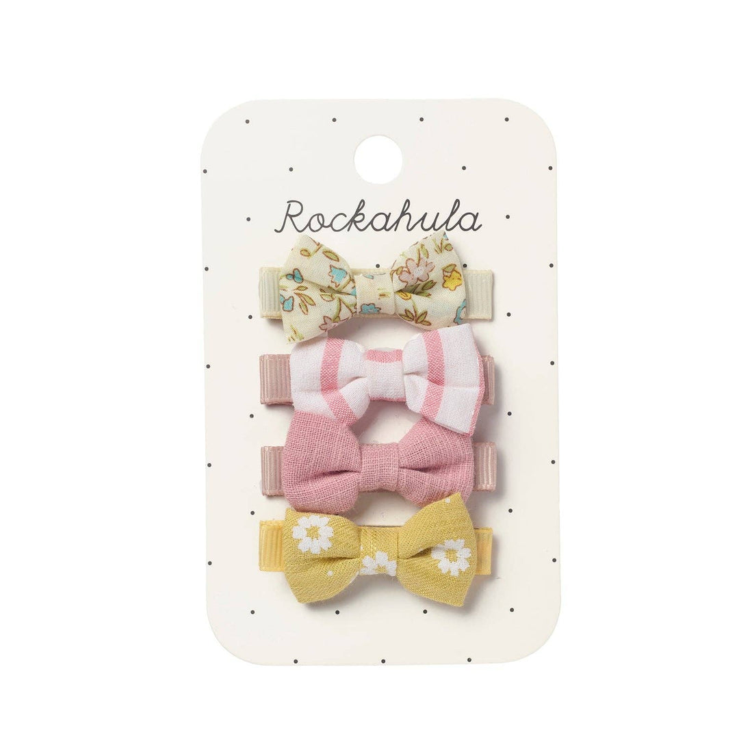Petal Mini Bow Clip Set