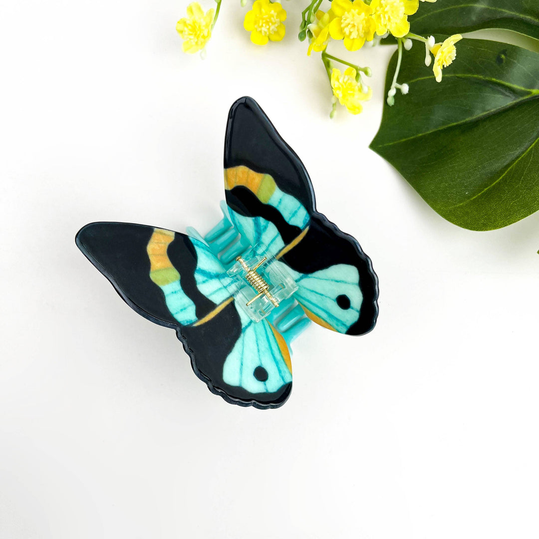 Morpho Butterfly Claw Clip
