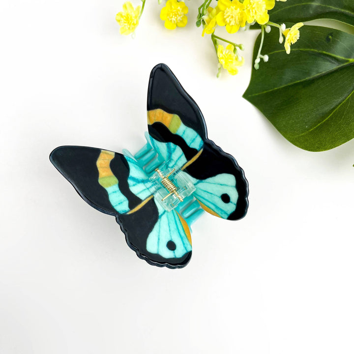 Morpho Butterfly Claw Clip