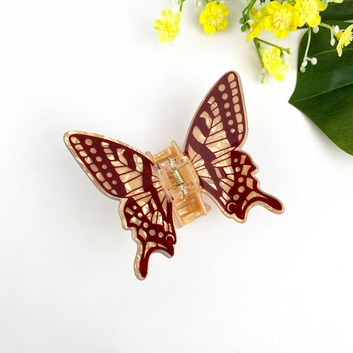 Morpho Butterfly Claw Clip