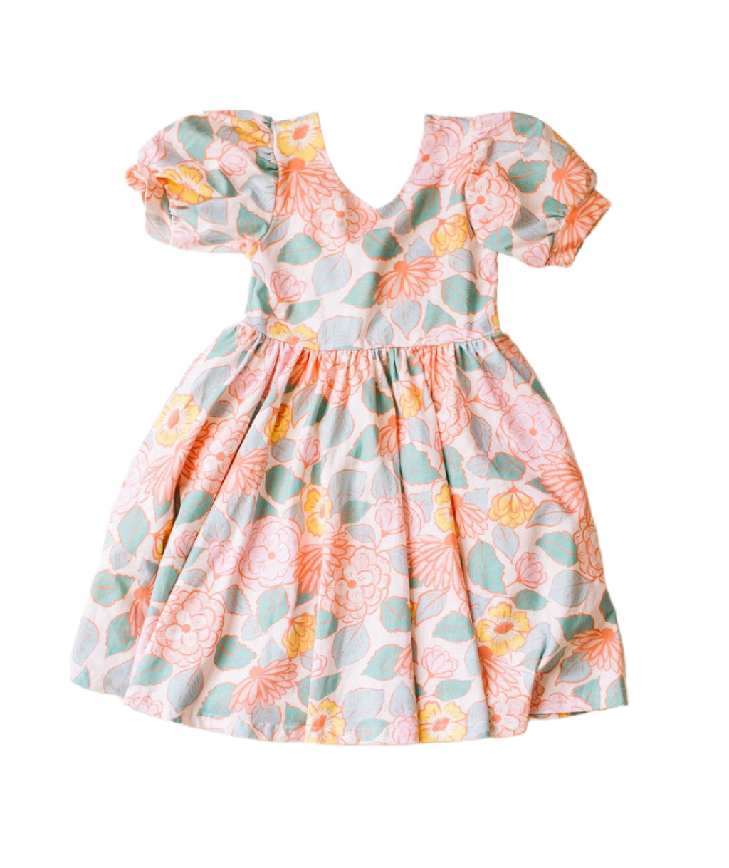 Puff Twirl in Soft Floral