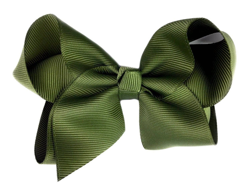 Americana Boutique Ribbon Bow,Big Bow, Alligator Hair Clip