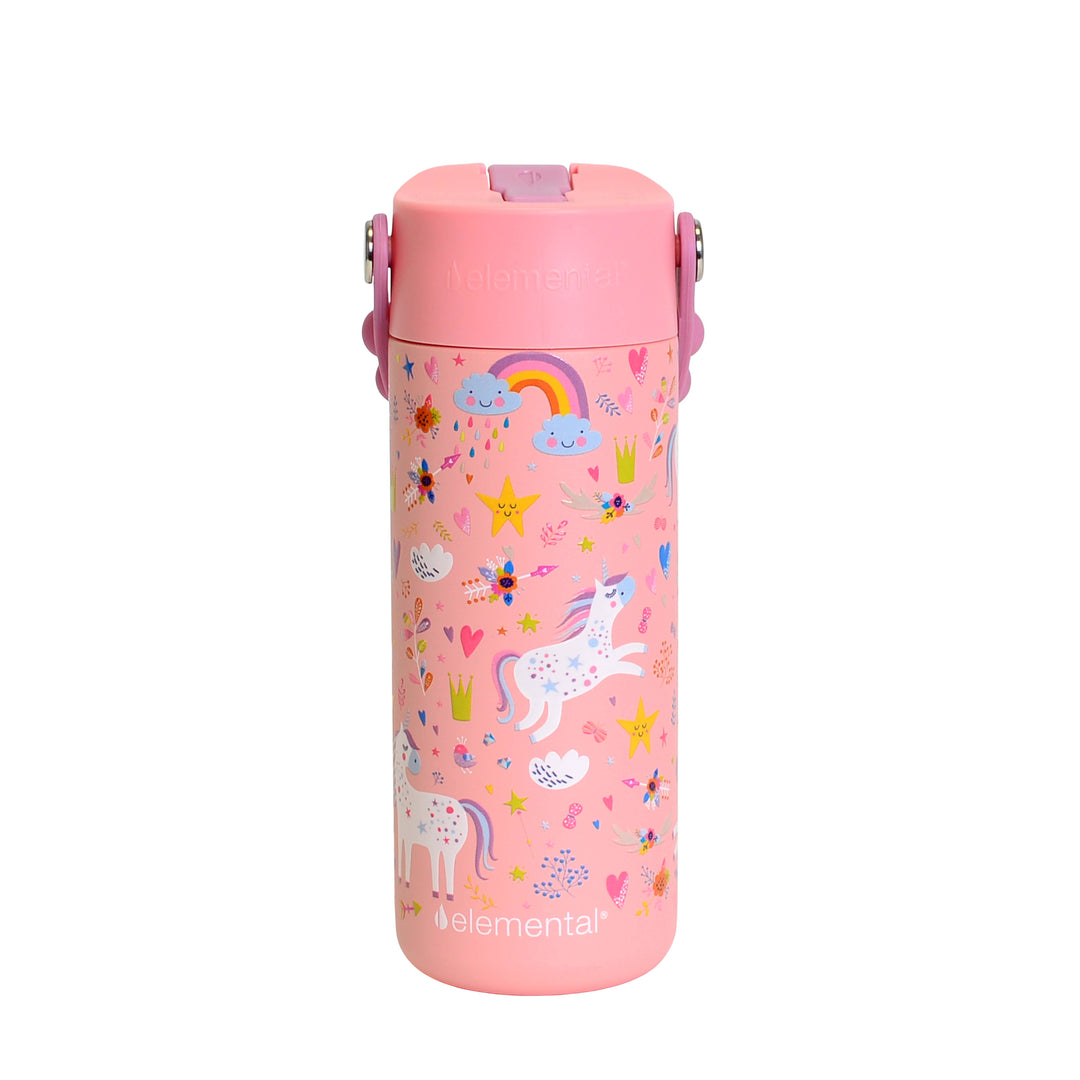 Fidget Handle Bottle 18oz - Unicorn