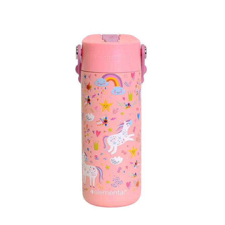 Fidget Handle Bottle 18oz - Unicorn