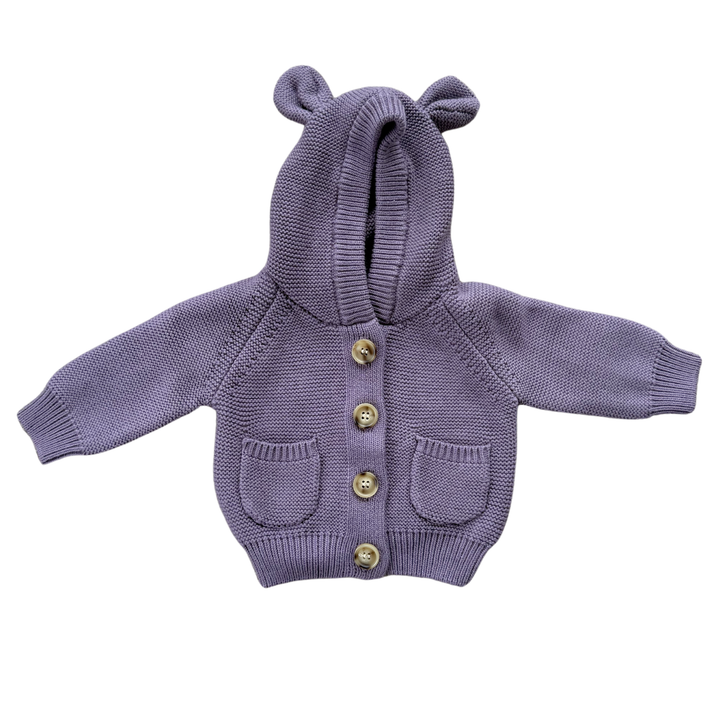 Knit Bear Hoodie
