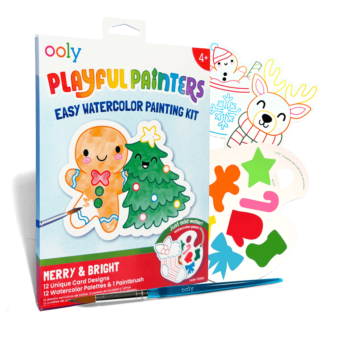 Playful Painters Watercolor Kit - Merry & Bright