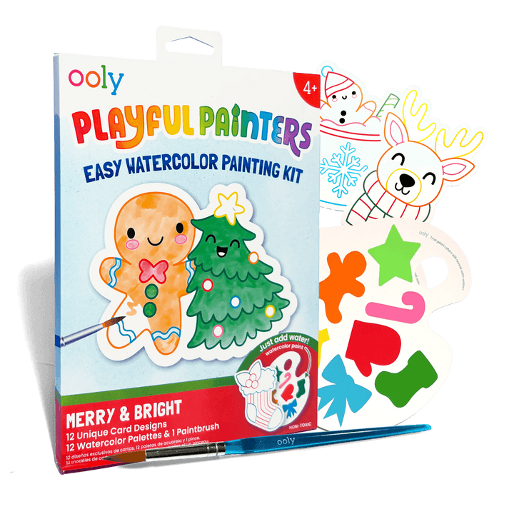 Playful Painters Watercolor Kit - Merry & Bright