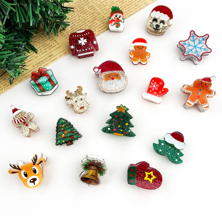 Christmas Mini Claw Clip