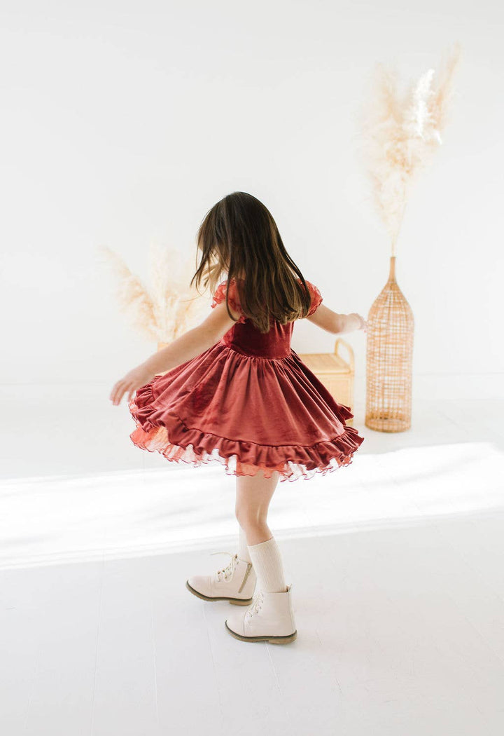 Eleanor Dress in Spiced Clay