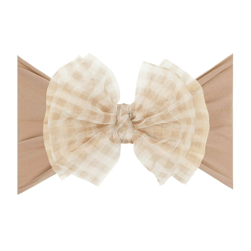 Tulle Fab - Soft Nylon Headband with Tulle Bow