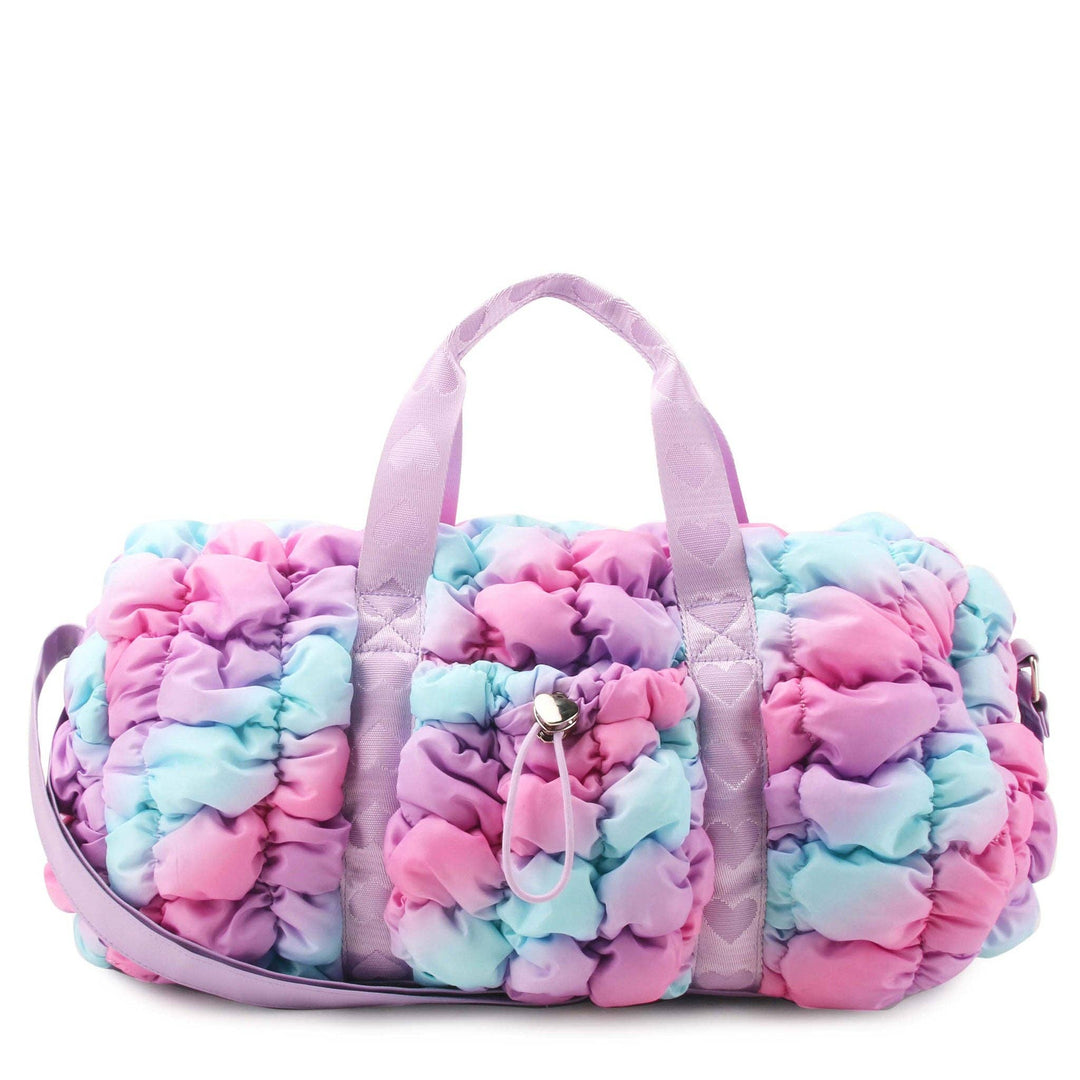 Quilted Scrunchies Ombré Large Barrel Duffle Bag