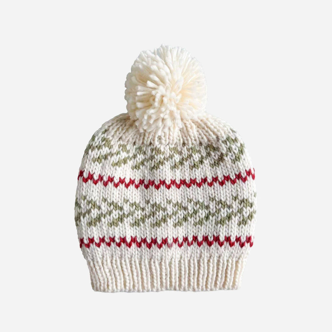 Evergreen Pom Hat