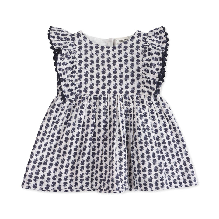 Jamie Blue Floral Dress + Bloomer