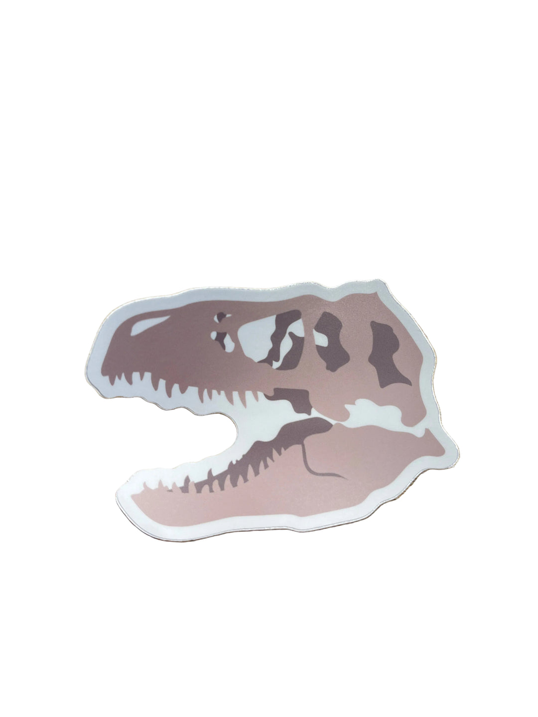 T-Rex Skull - Vinyl Sticker