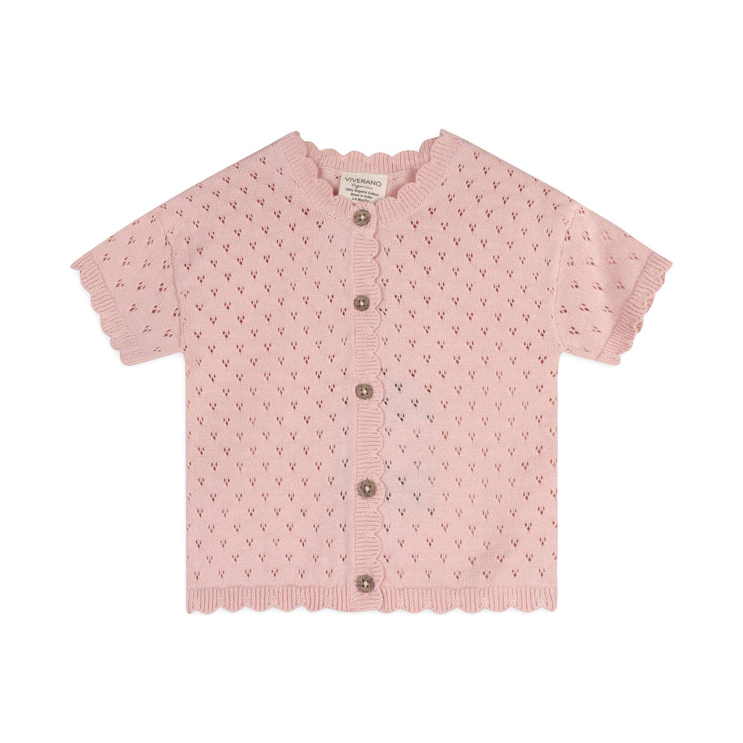 Emily Pointelle Shirt & Shorts Set