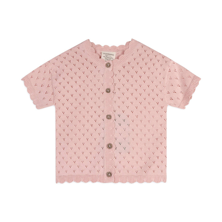 Emily Pointelle Shirt & Shorts Set