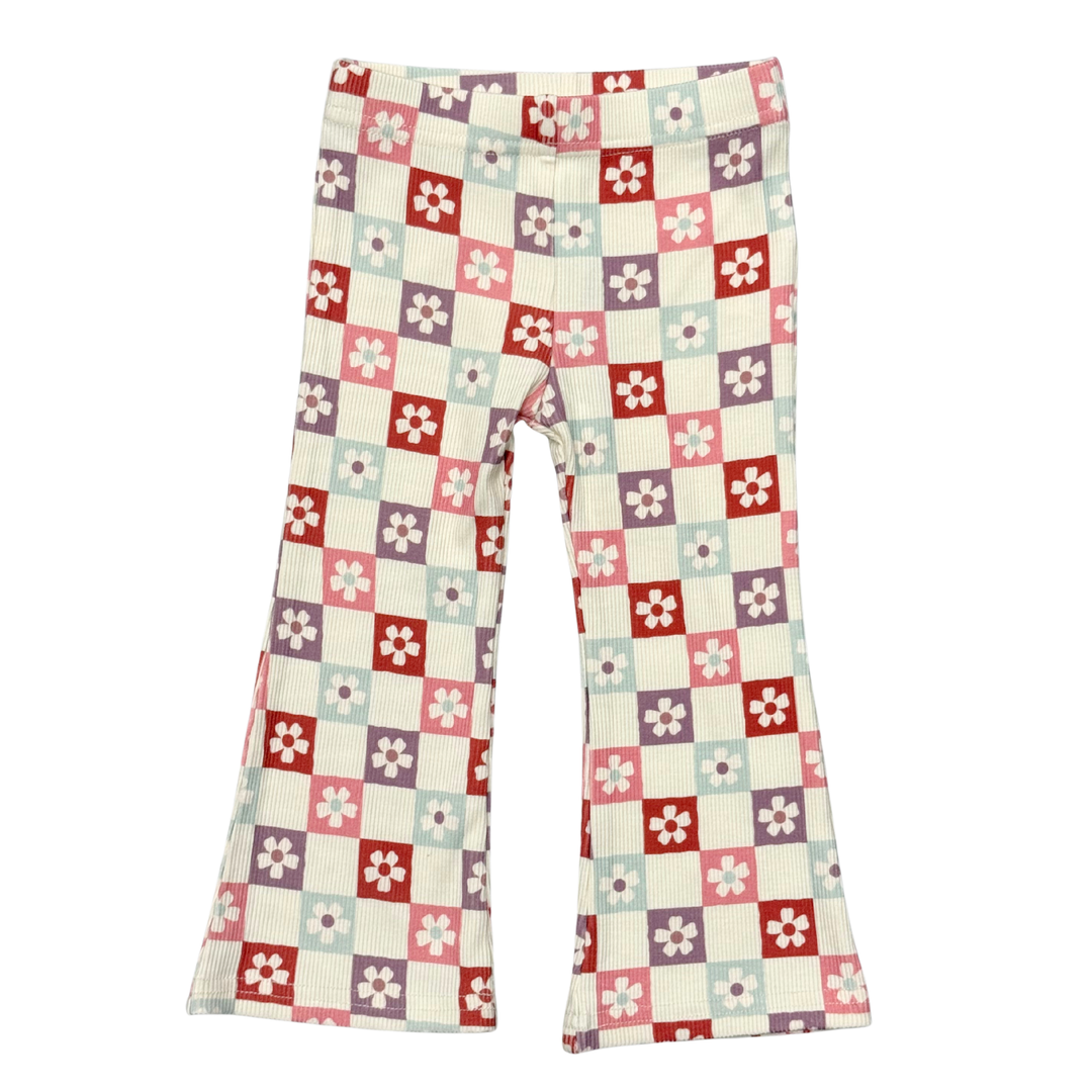 Flare Pants - Daisy Check