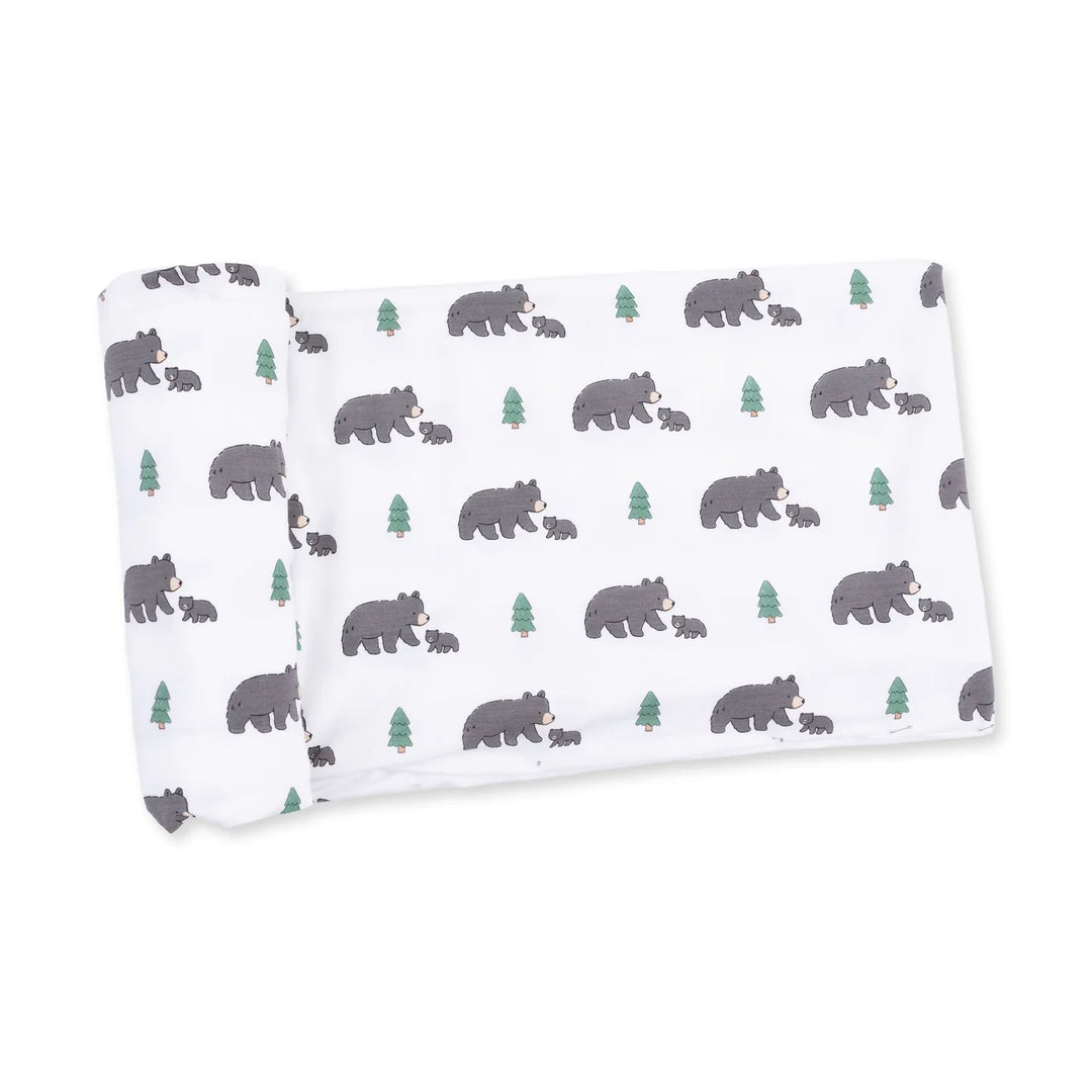 Swaddle Blanket - Black Bears