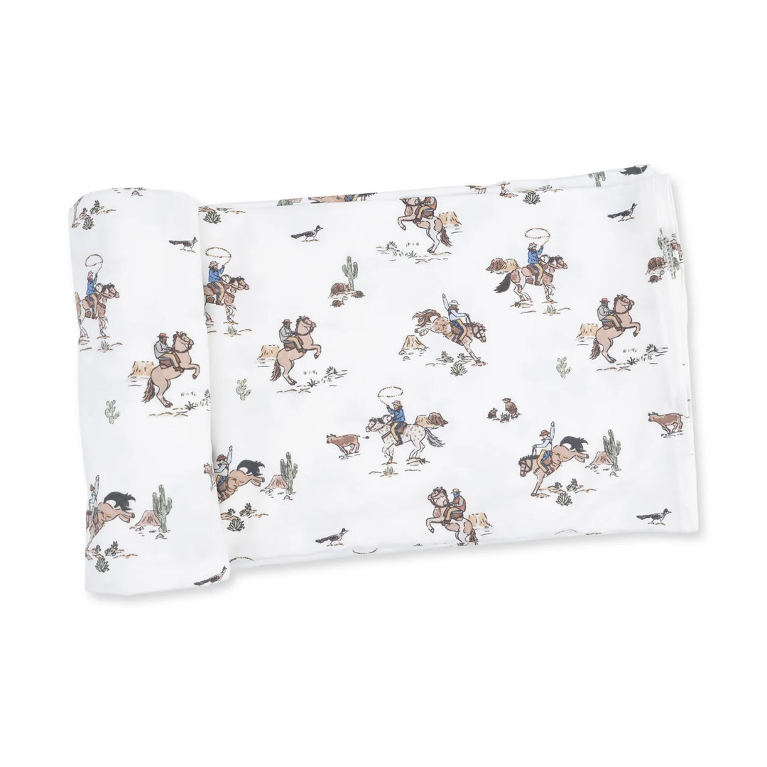 Swaddle Blanket - Horse Wrangler