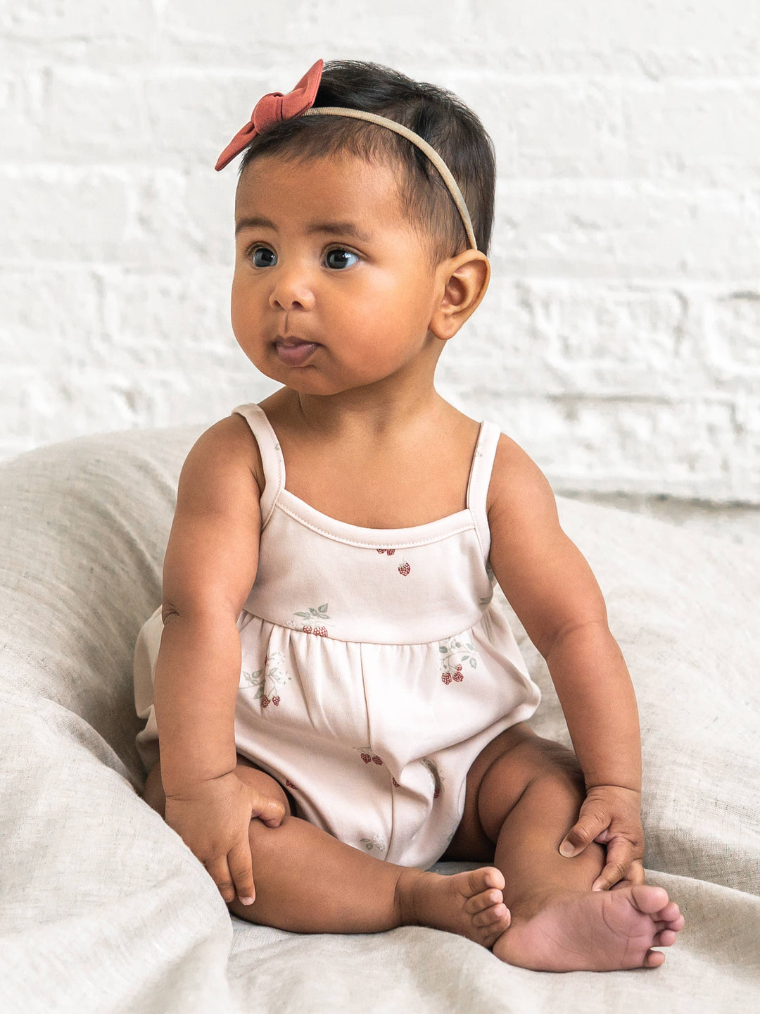 Sosi Tank Romper - Raspberries