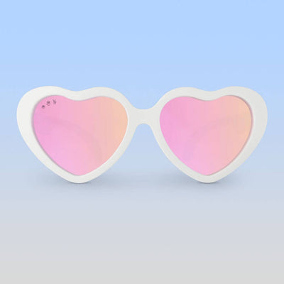 Heart Sunglasses | White