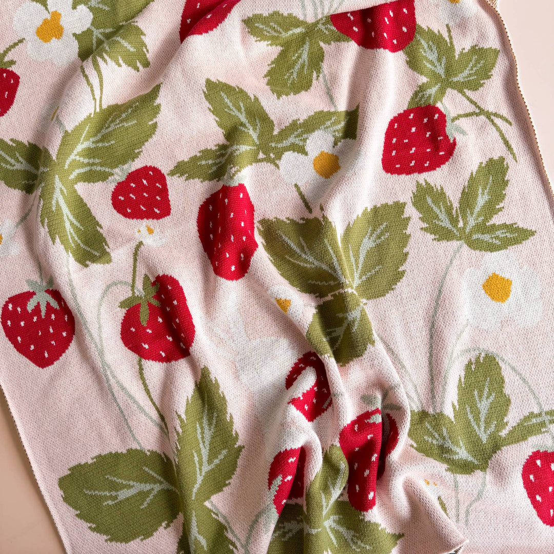 Organic Strawberry Blanket