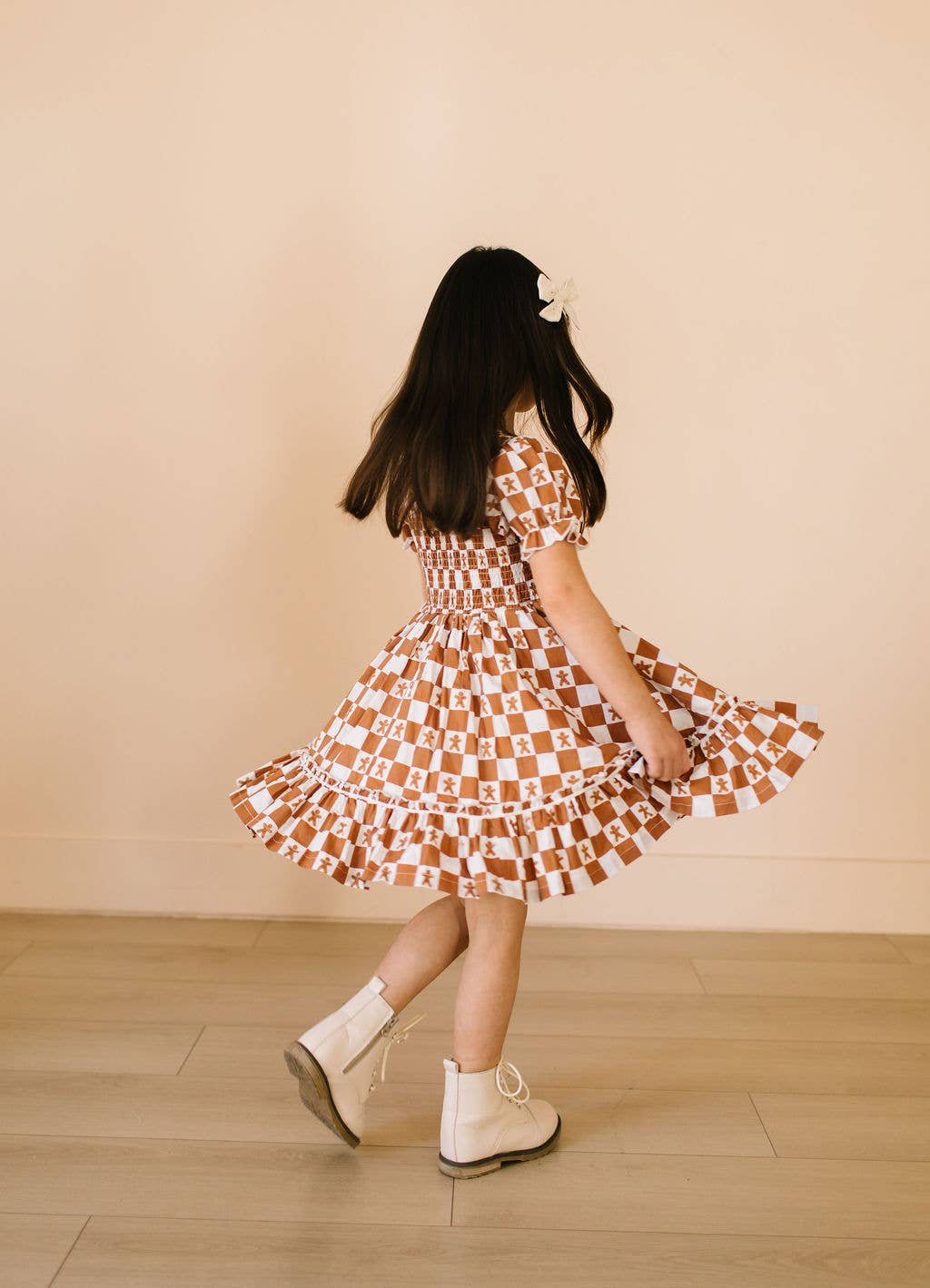 Alana Dress in Gingerbread