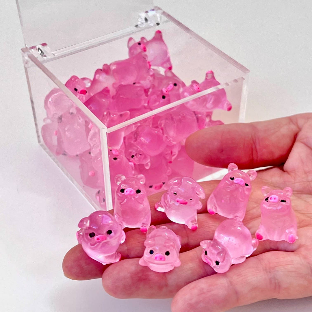 Miniature Figurine - Pink Piggy