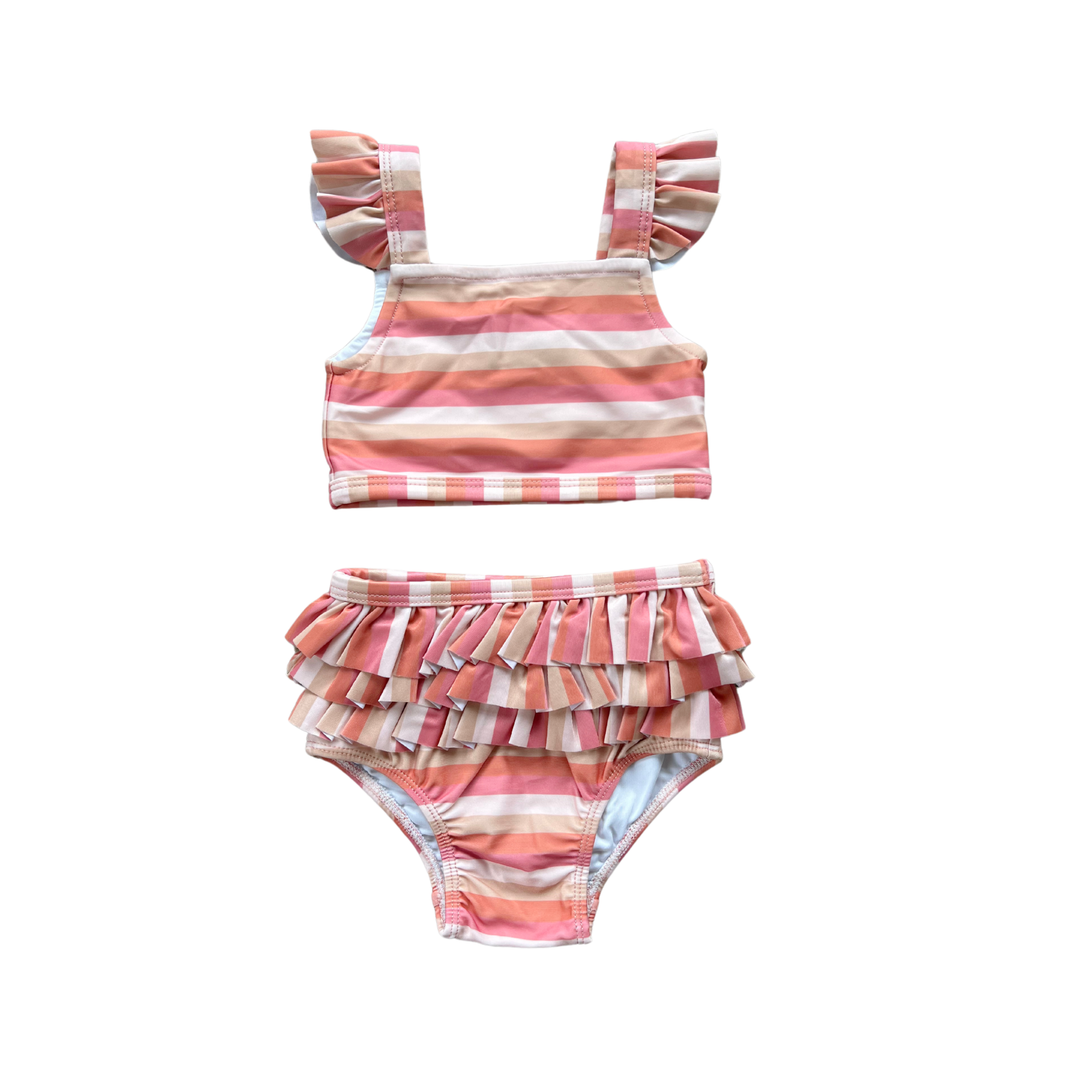 Girl's Two-Piece Tank Swim Set