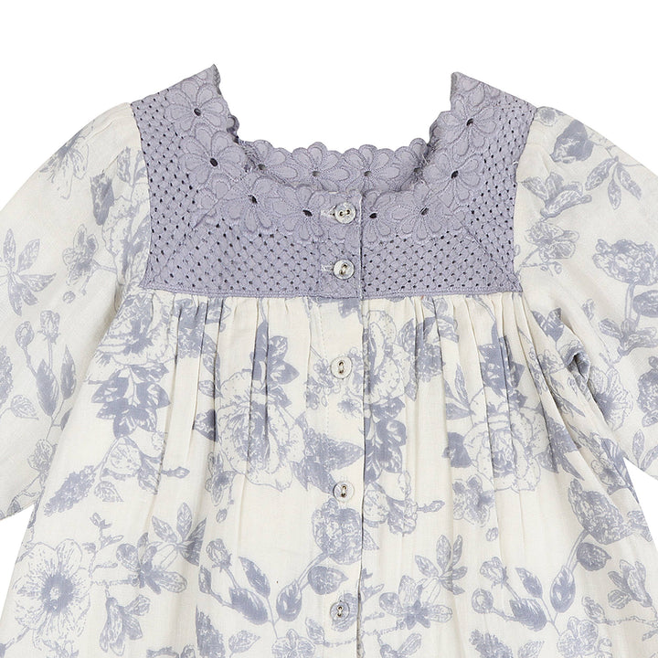 Claudia Floral Dress & Bloomer Set