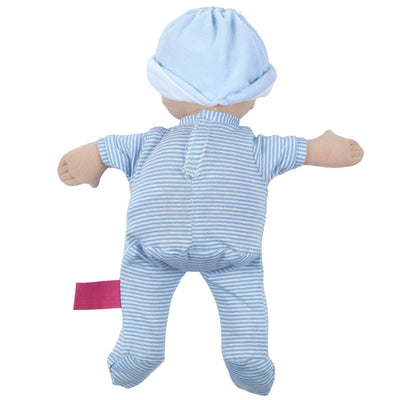 Baby Boy Doll in Blue Onesie