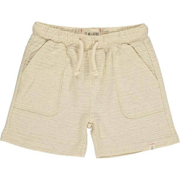 Beige ribbed Shorts