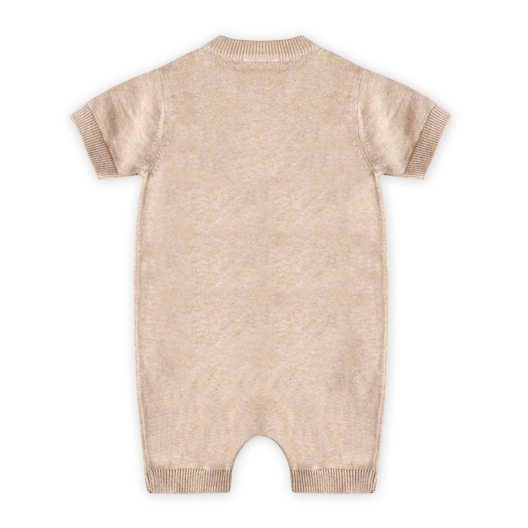Dino Applique Baby Knit Romper