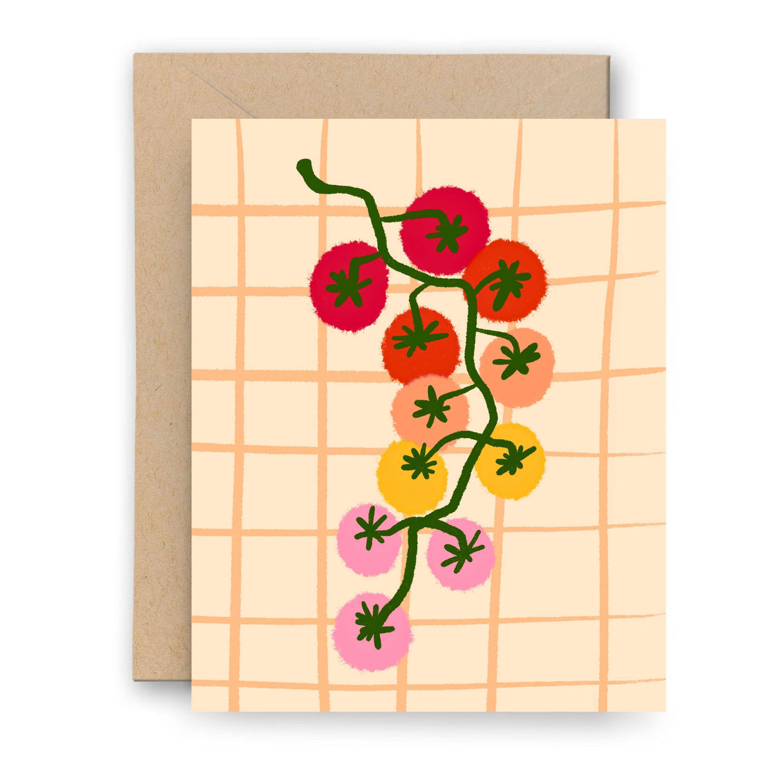 Colorful Tomato Greeting Card