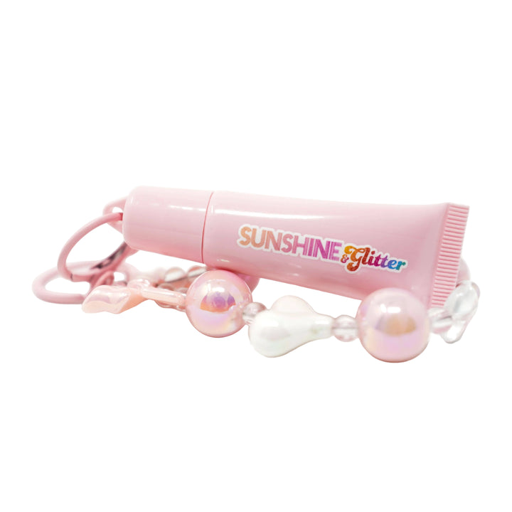Lip Gloss Bag Charm - Sugar Pink